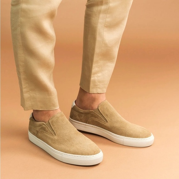 Too Boot New York Tan Slip On Loafer Sneakers 8.5